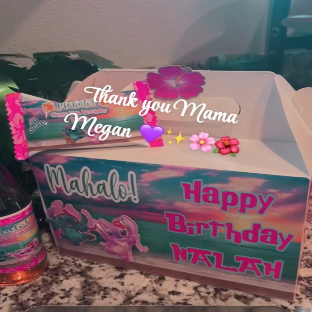 Custom Party Favor Gable Boxes (Set of 12)