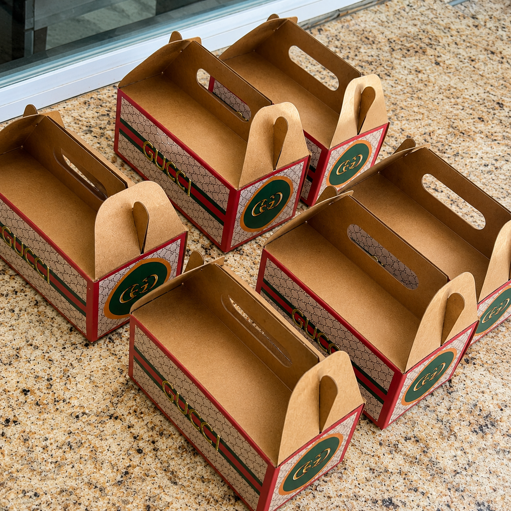 Custom Party Favor Gable Boxes (Set of 12)