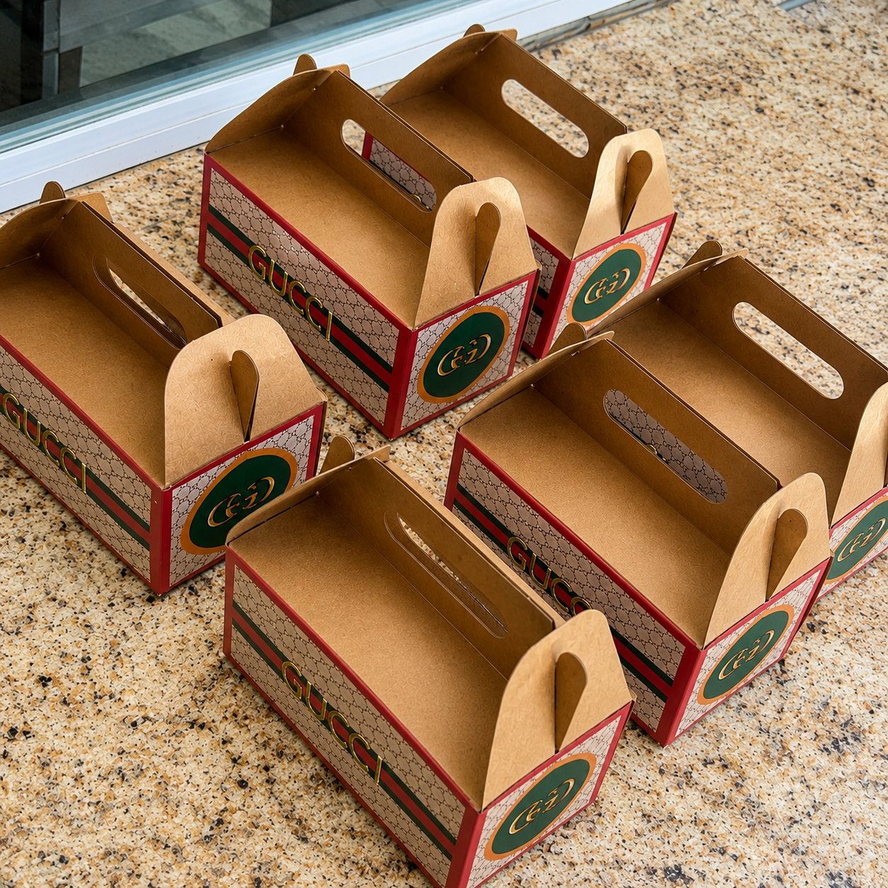 Custom Party Favor Gable Boxes (Set of 12)