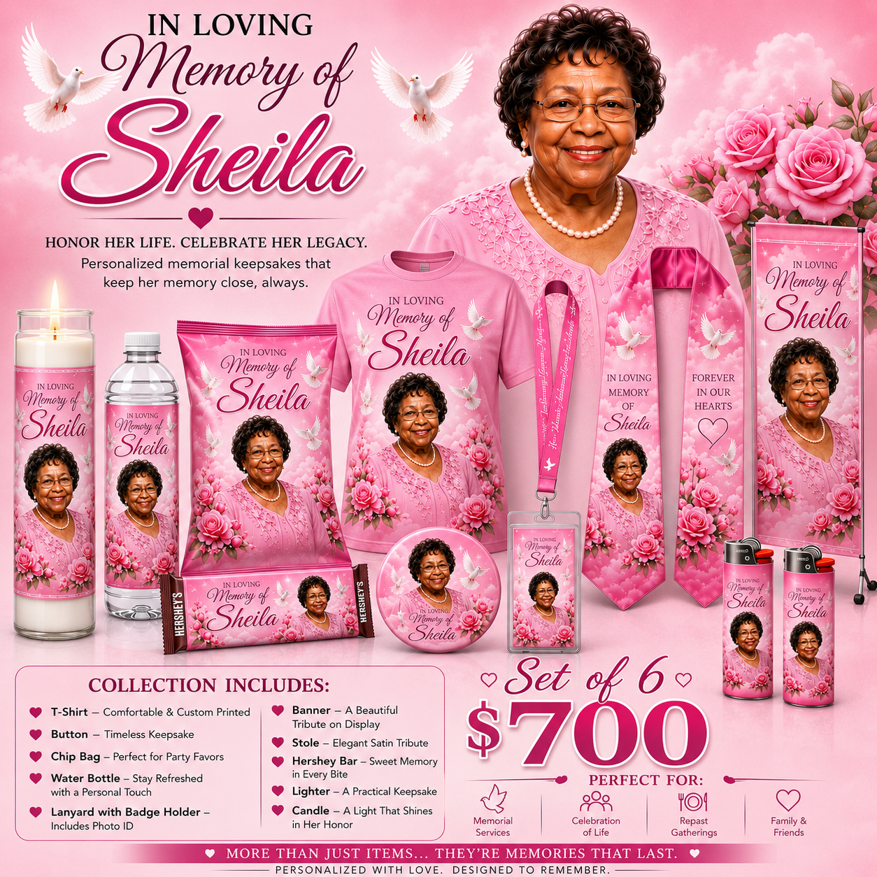 In Loving Memory Bundle (Set of 6)